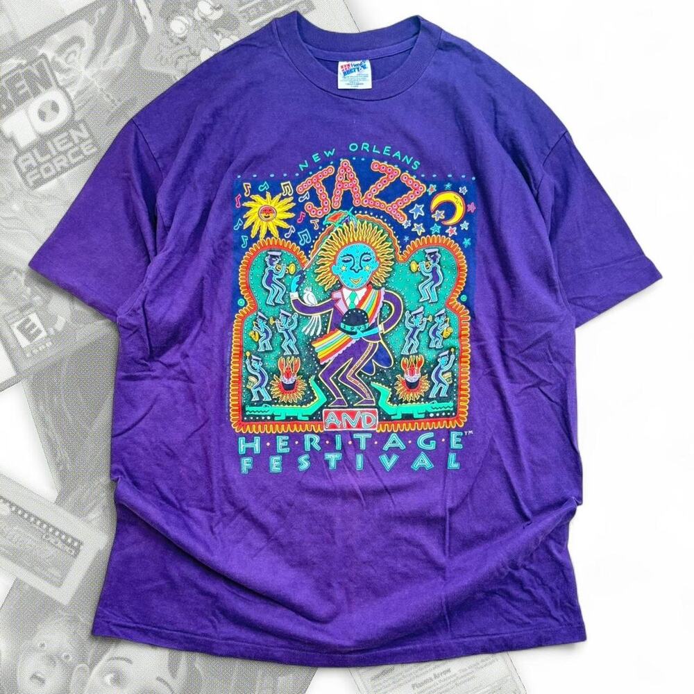 Vintage New Orleans‎ Jazz & Heritage Graphic Tee